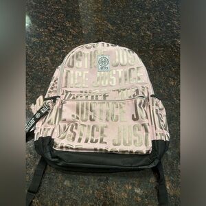 EUC JUSTICE logo backpack